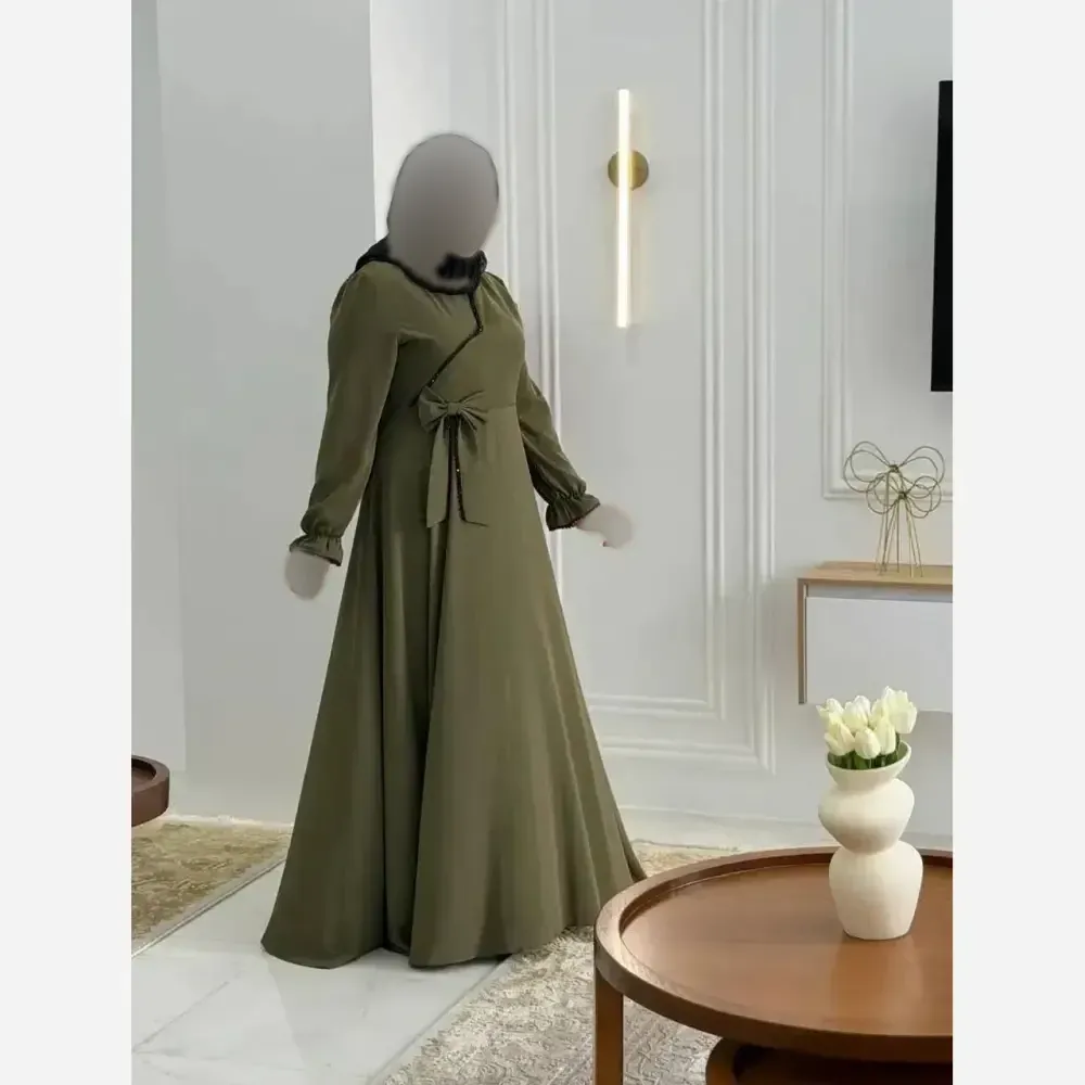 پیراهن زنانه مدل هیلما جنس الیزه درجه یک فری سایز 38 تا 46