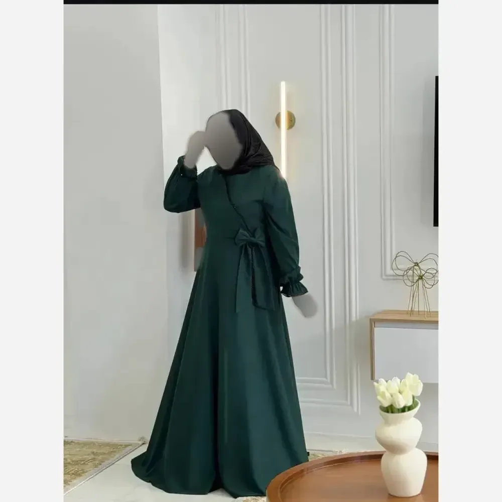 پیراهن زنانه مدل هیلما جنس الیزه درجه یک فری سایز 38 تا 46