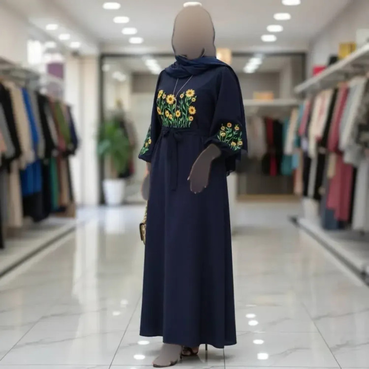 کفتان گلدوزی زنانه مدل اروشا جنس بابوس فری سایز