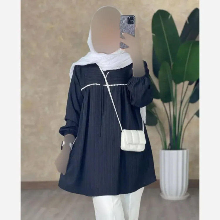 تونیک زنانه مدل کراش فری سایز مناسب سایز 40 تا 54