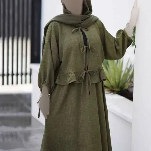 ست بلوز و دامن زنانه مدل پاپایا جنس شانتون فری سایز 36 تا 46