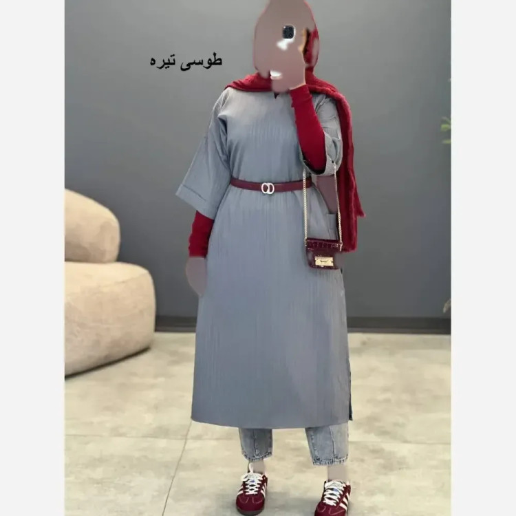 کفتان زنانه مدل آیوا فری سایز 38 تا 46 در 5 رنگ متنوع