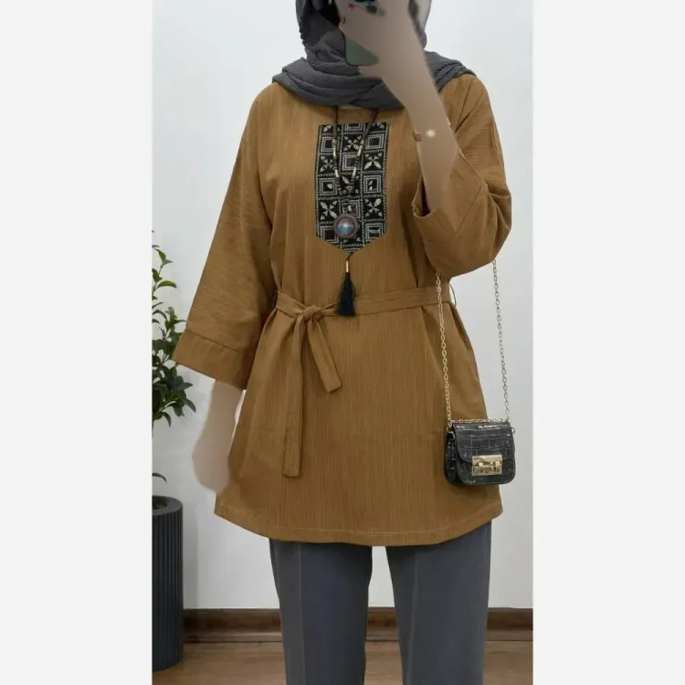 شومیز زنانه مدل مارس جنس کراش آیوا فری سایز 38 تا 48