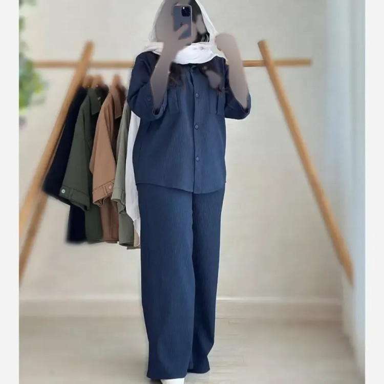 ست زنانه مدل نازنین جنس آیوا باکیفیت سایز بزرگ سایز سه و چهار