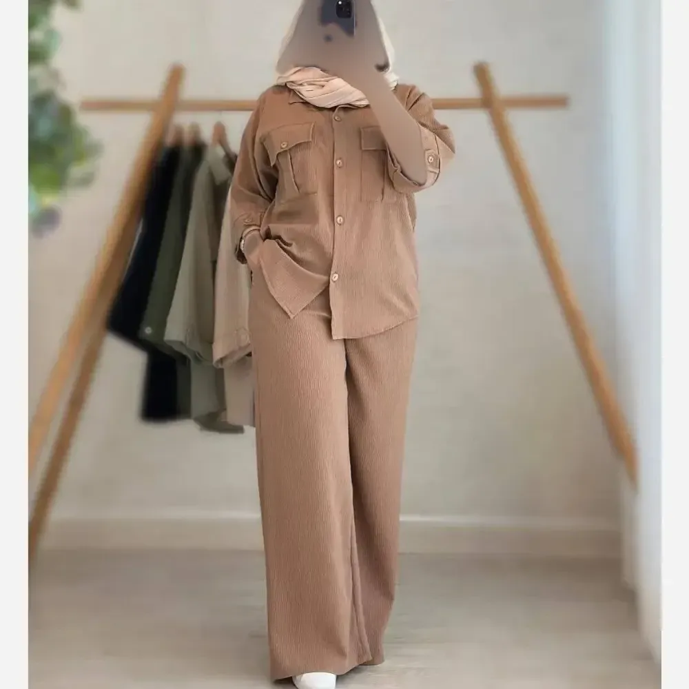ست زنانه مدل نازنین جنس آیوا باکیفیت سایز بزرگ سایز سه و چهار