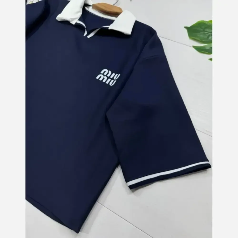 ست بلوز و شلوار زنانه مدل Miu Miu جنس مازراتی درجه یک سایز فری 38 تا 46