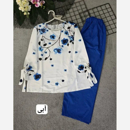 شومیز زنانه مدل شکوفه جنس بوگاتی فری سایز 36 تا 46