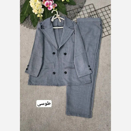 ست تیشرت و شلوار زنانه جنس پنبه گلکسی فری سایز 36 تا 46