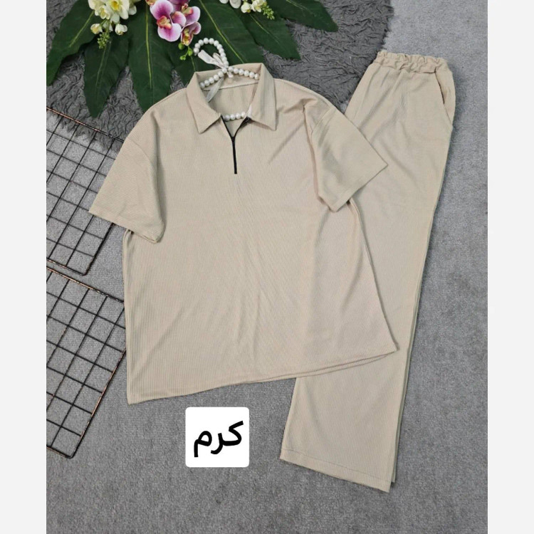 ست مردانه نیم زیپ جنس بیسکویتی فری سایز 36 تا 46 در 9 رنگ متنوع