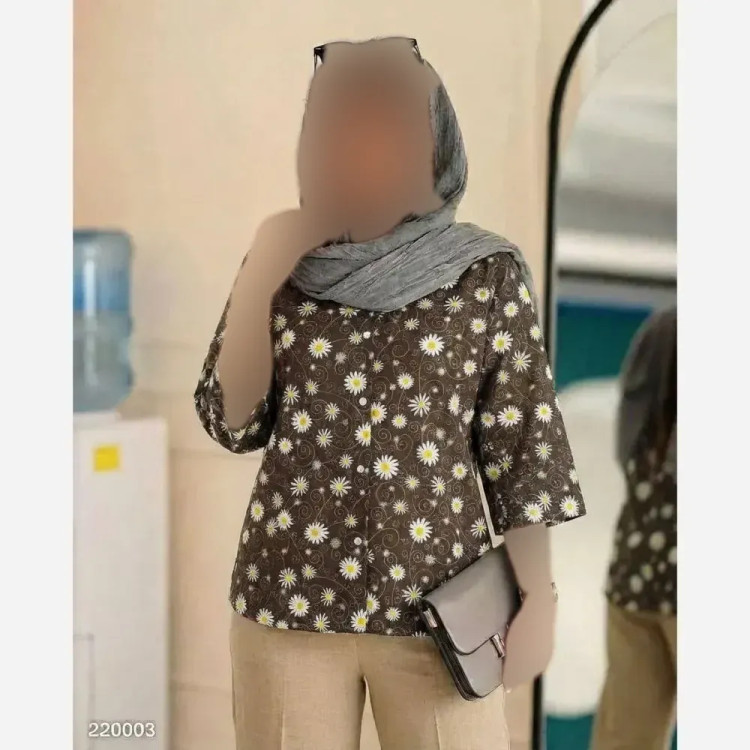 ست شومیز و شلوار زنانه مدل ژاکلین جنس بوگاتی و شانتون سایز فری 38 تا 46