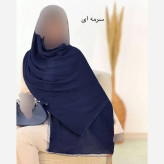 شال پلیسه لبه توری مجلسی قواره بزرگ ابعاد 180 در 75 سانتی متر
