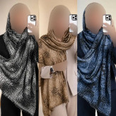 شال مینیاتور نخ سانسفور ضخیم قواره 75 در 182 بدون چروک و سر خوردن