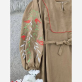 کفتان زنانه گلدوزی شده جنس بابوس فری سایز مدل نازگل