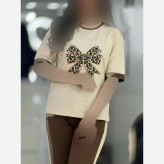 ست بلوز و شلوار زنانه مدل ژیوا جنس پنبه گلکسی فری سایز 36 تا 46