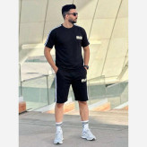 ست تیشرت و شلوارک مردانه Balenciaga جنس پنبه گلکسی