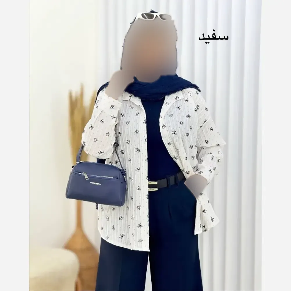 شومیز زنانه نگین دار مدل الو جنس ینزی فری سایز 36 تا 46