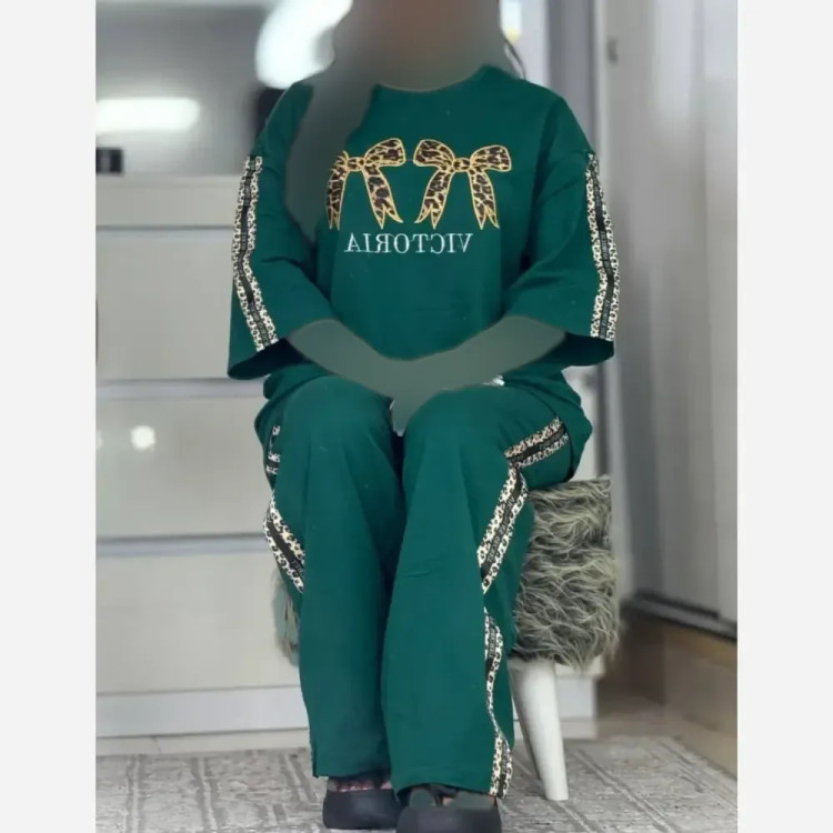 ست زنانه مدل ویکتوریا جنس پنبه گلکسی فری سایز 38 تا 46