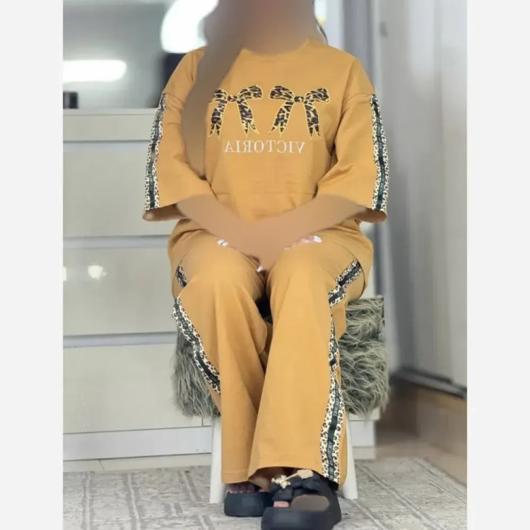 ست زنانه مدل ویکتوریا جنس پنبه گلکسی فری سایز 38 تا 46