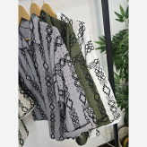 شومیز زنانه مدل لیلی جنس مراکشی ابریشم طرحدار فری سایز 36 تا 46