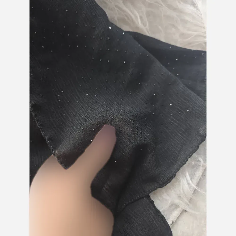 شال مجلسی درختی فول نگین طرح ستاره قطبی ابعاد 60 در 180 سانتیمتر