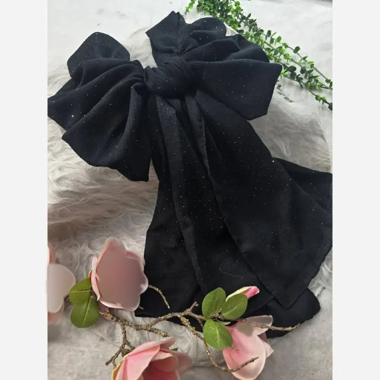 شال مجلسی درختی فول نگین طرح ستاره قطبی ابعاد 60 در 180 سانتیمتر