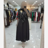 ست شومیز گره ای و سارافون زنانه جنس شانتون فری سایز