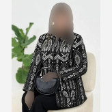کت زنانه مدل بامیه جنس گلیمی سوزن دوزی فری سایز 36 تا 46