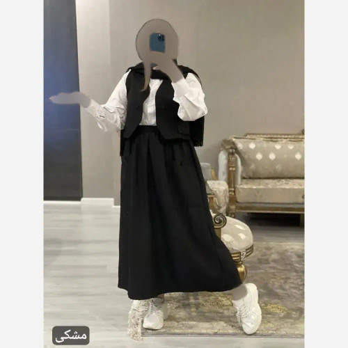ست سه تیکه زنانه مدل آماندا جنس شانتون صوفیا و تترون فری سایز 36 تا 46