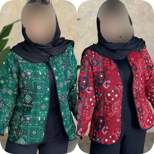 کت زنانه گلیمی تافته سوزن دوزی سنتی فری سایز 36 تا 46
