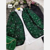 کت زنانه گلیمی تافته سوزن دوزی سنتی فری سایز 36 تا 46