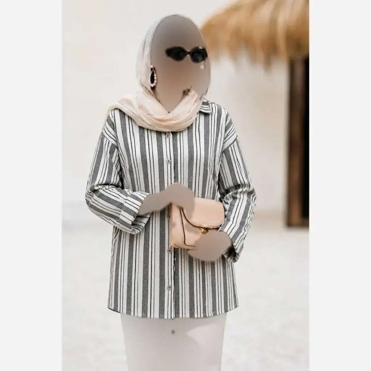 شومیز زنانه رولکس جنس دانتل مراکشی فری سایز 36 تا 46 رنگ مشکی و سفید
