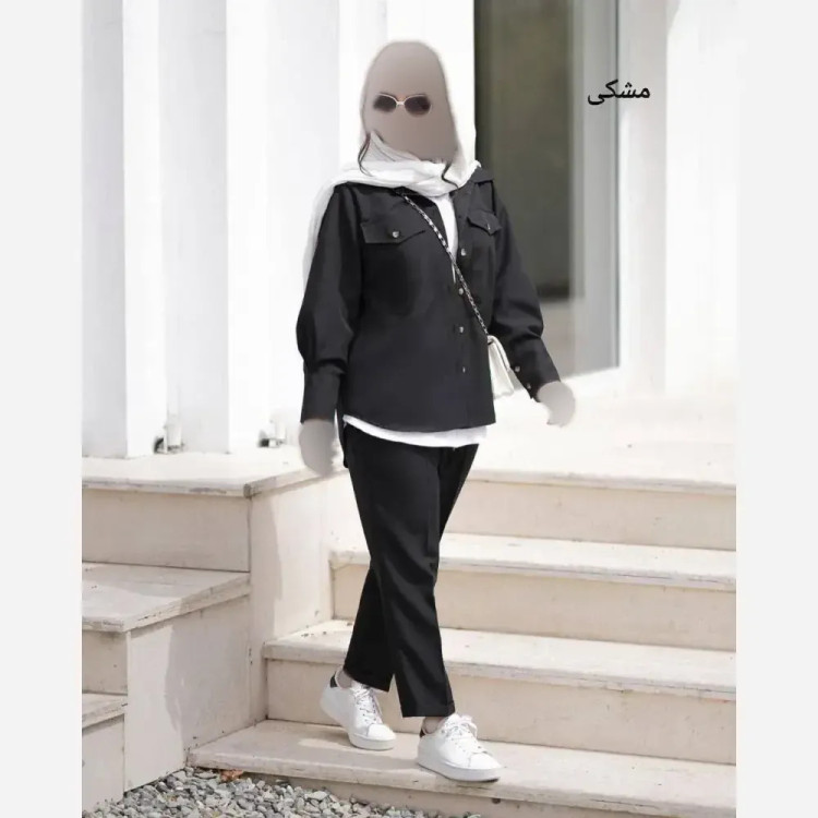 ست سه تیکه زنانه مدل مریم جنس پرشین مکانیک و داکرون سایز فری 36 تا 46