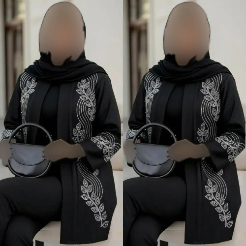 کت مخمل زنانه مدل آنیل رنگ مشکی فری سایز 38 تا 46