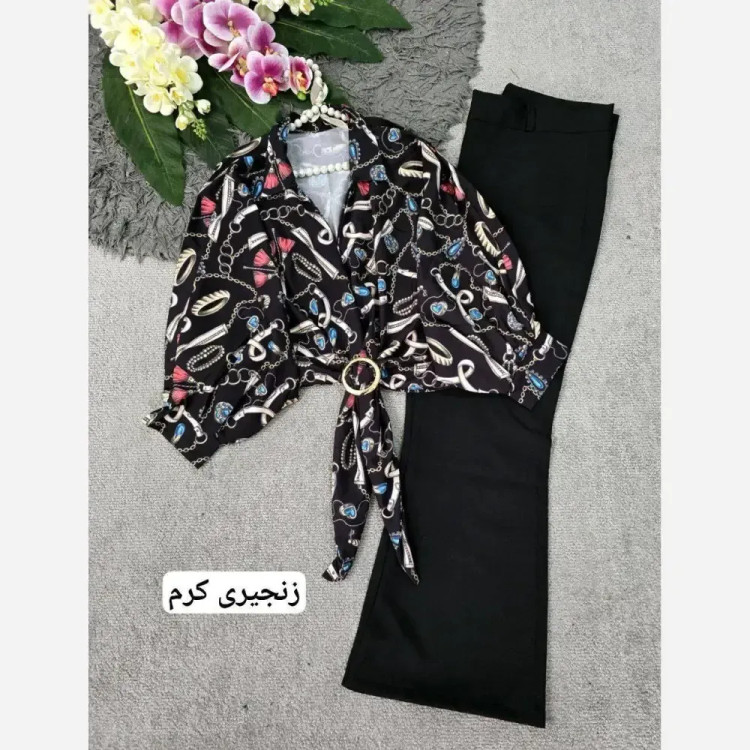 شومیز زنانه مدل لیلا جنس الیزه آستین کیمونو فری سایز 38 تا 48