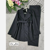 مانتو شلوار زنانه مدل صدف جنس دیپلمات پرشین مکانیک سایز فری 36 تا 46