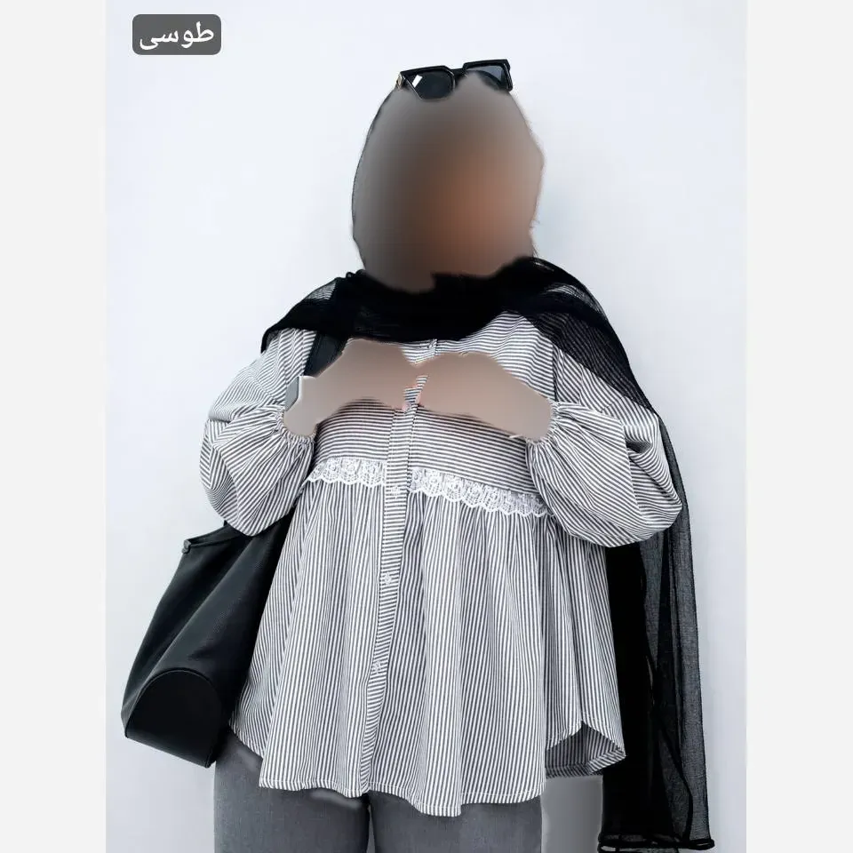 مانتو عروسکی زنانه مدل شیوا جنس لینن نخ اعلا با خرجکار گیپوری فری سایز 36 تا 46