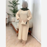 کفتان زنانه مدل کامرون جنس شانتون فری سایز 38 تا 46