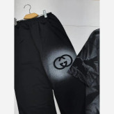 ست تیشرت و شلوار زنانه مدل بریانا جنس نخ پنبه درجه یک فری سایز 38 تا 46