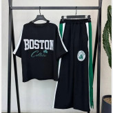 ست بیرون پوش زنانه مدل BOSTON جنس مازراتی رنگ مشکی سایز فری 38 تا 46
