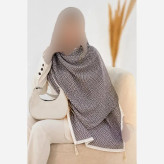 شال گوچی جنس برشکا ابعاد 175 در 75 سانتیمتر