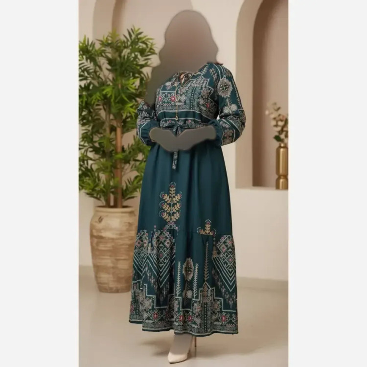 پیراهن ساحلی زنانه مدل کایرو جنس بوگاتی فری سایز 36 تا 46