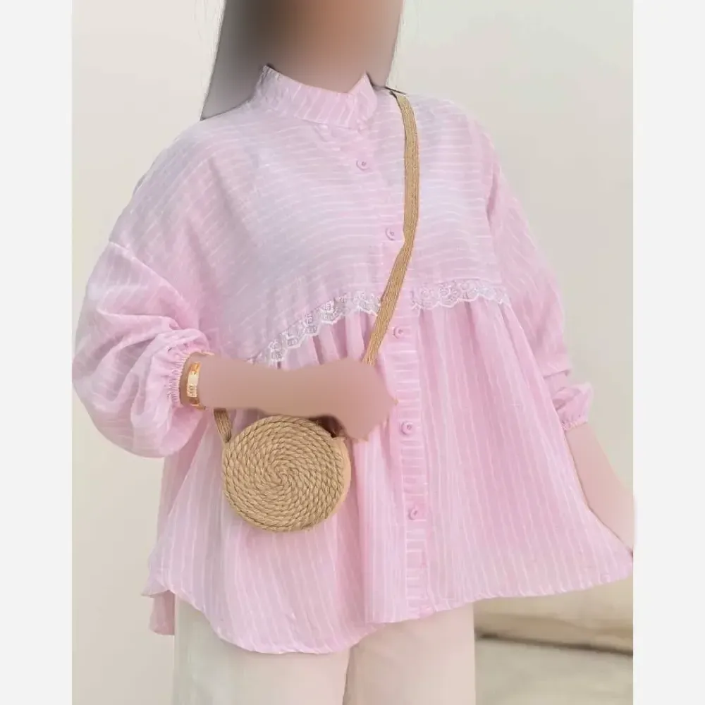 شومیز نخی زنانه مدل آزاده خنک و تابستانه فری سایز 36 تا 46