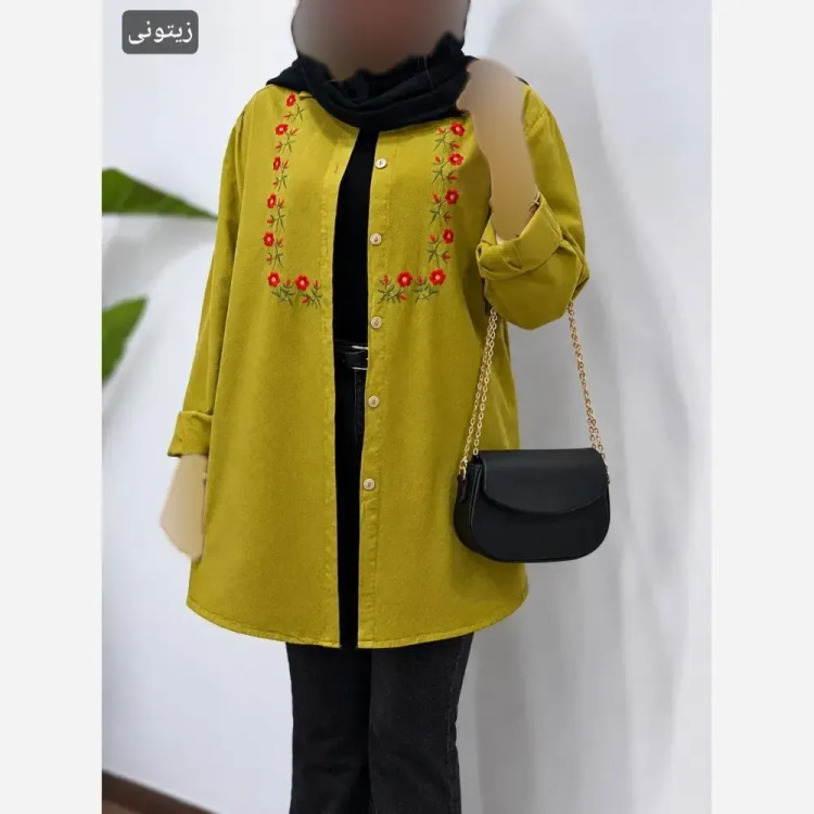 ست دو تیکه شنل و سارافون زنانه جنس شانتون صوفیا رنگ مشکی فری سایز 36 تا 46