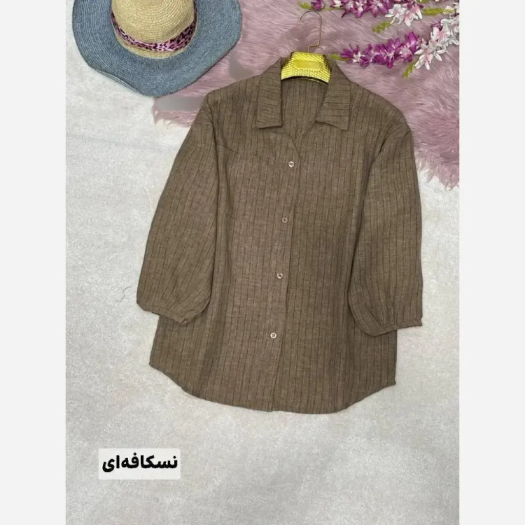ست شومیز و شلوار زنانه مدل گلسا جنس شانتون نگیندار و ویسکوز سایز 38 تا 46