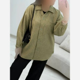 ست شومیز و شلوار زنانه مدل گلسا جنس شانتون نگیندار و ویسکوز سایز 38 تا 46