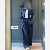 کت و شلوار زنانه گلدوزی طرح پاندا جنس مازراتی سایز 38 تا 48