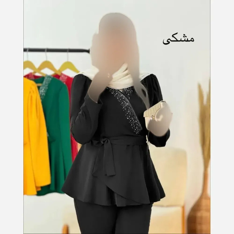 شومیز زنانه مدل انار جنس بوگاتی در سه رنگ متنوع سایز یک و دو