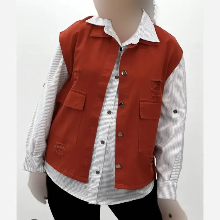 وست کتان زنانه در 8 رنگ متنوع سایز 38 تا 46