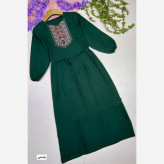 ساحلی گلدوخت نخی اعلا سایز 40 تا 50 با بند تنظیم کننده