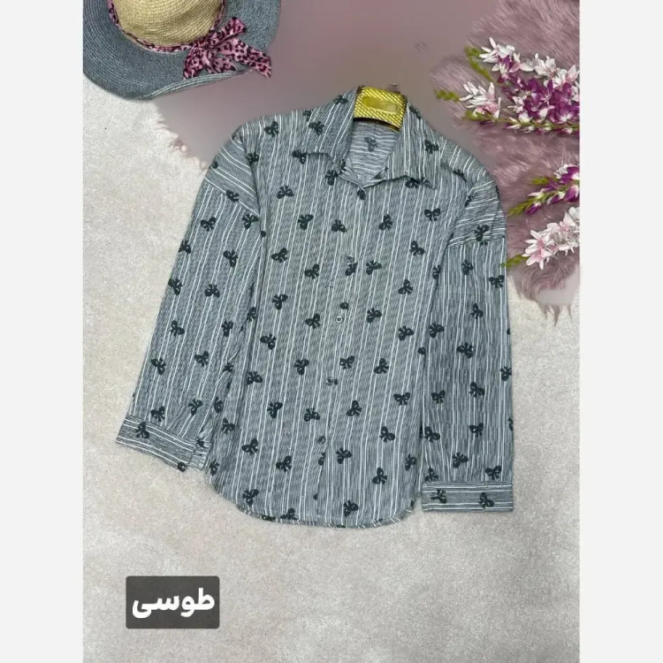شومیز عروسکی زنانه مدل ملودی جنس ینزی فری سایز 38 تا 46